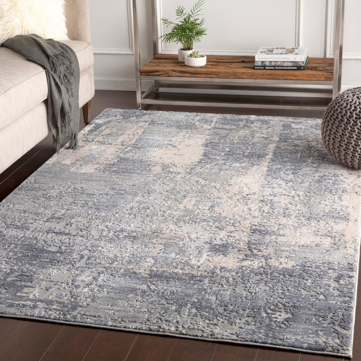 Alpine 23057 Machine Woven Synthetic Blend Indoor Area Rug by Surya Rugs