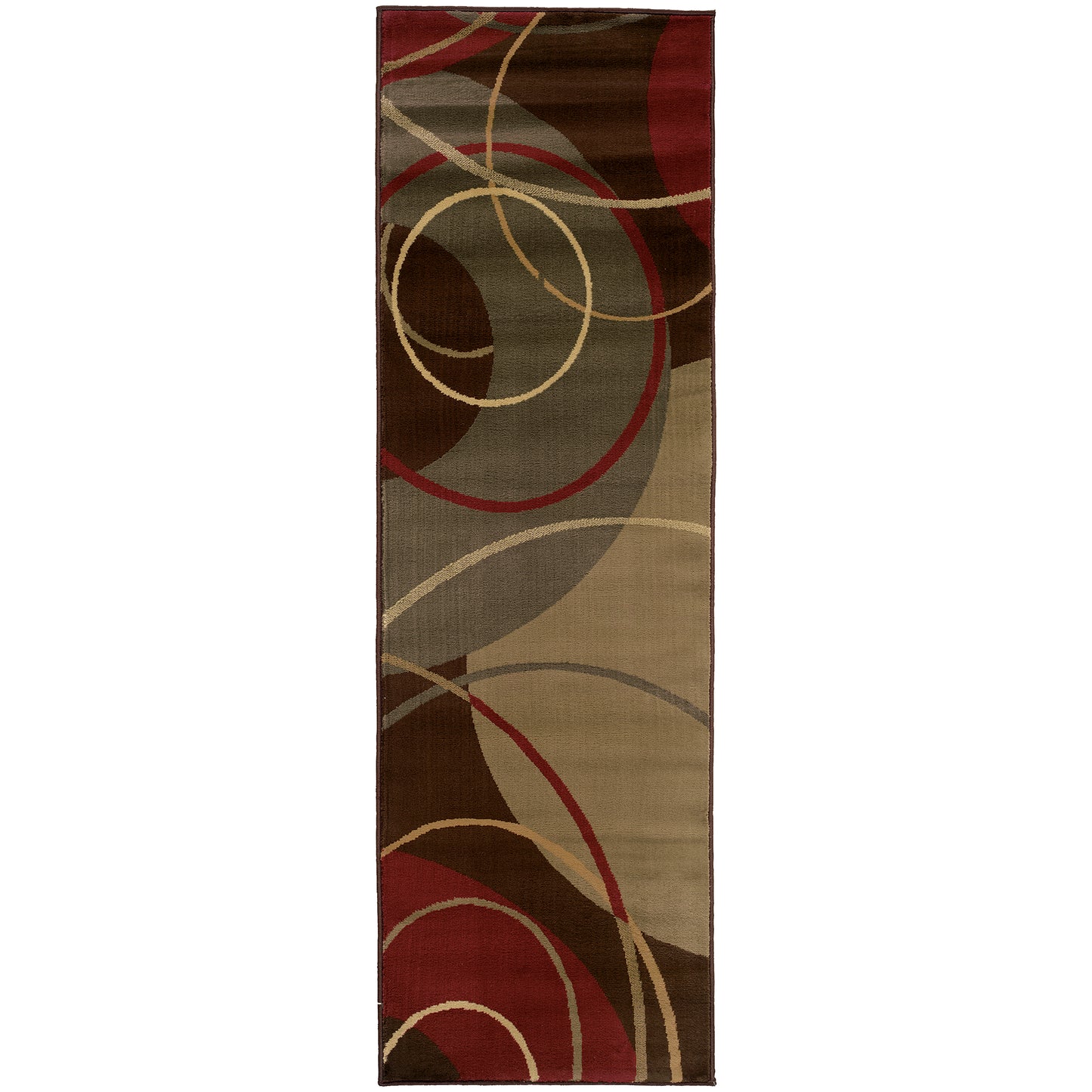 AMELIA Abstract Power-Loomed Synthetic Blend Indoor Area Rug by Oriental Weavers