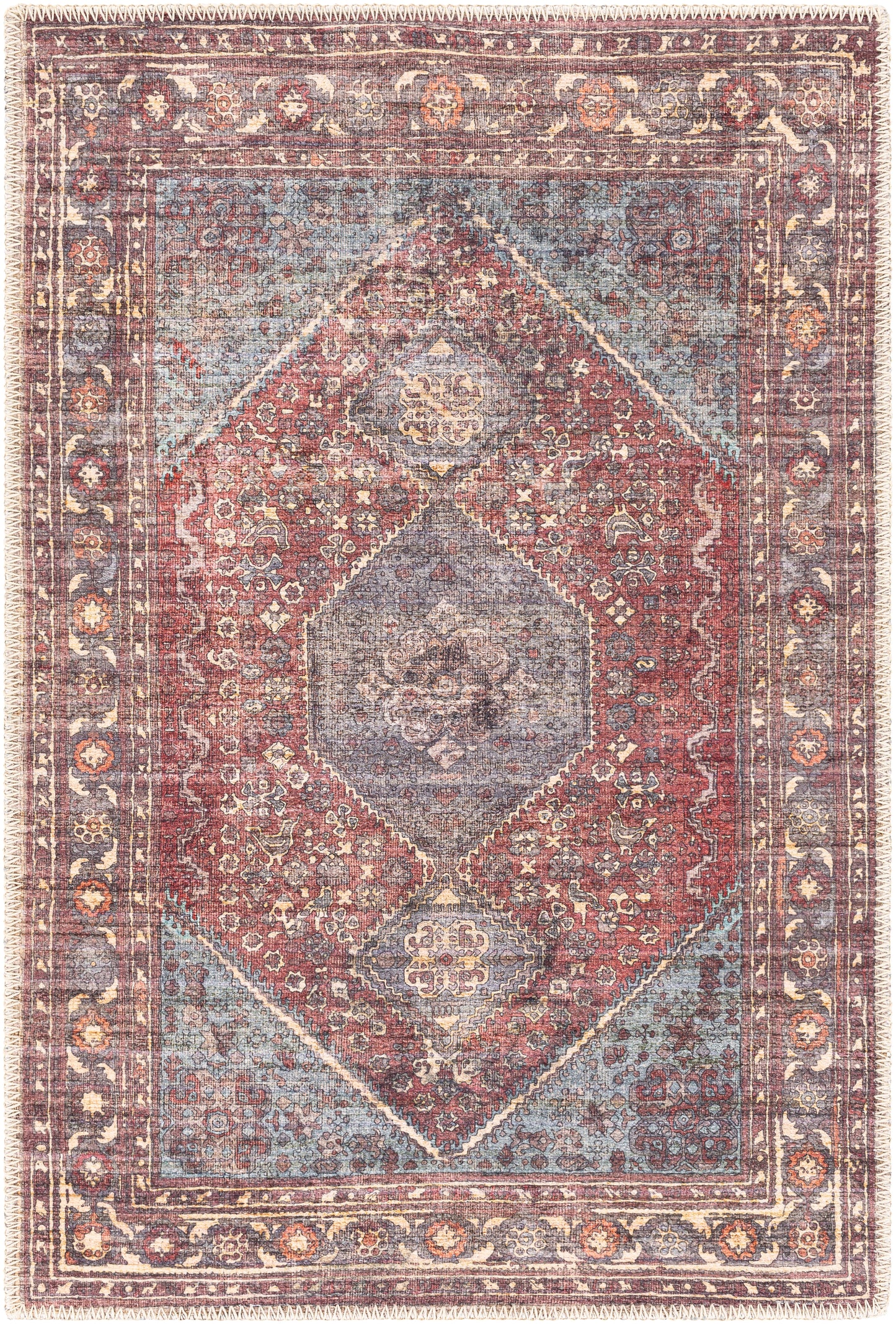Amelie 23041 Machine Woven Synthetic Blend Indoor Area Rug by Surya Rugs