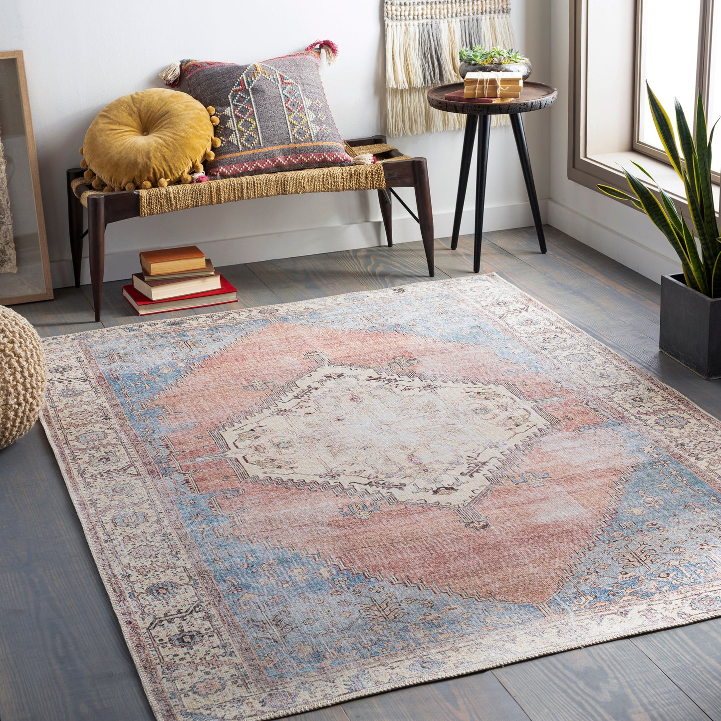 Amelie 26755 Machine Woven Synthetic Blend Indoor Area Rug by Surya Rugs