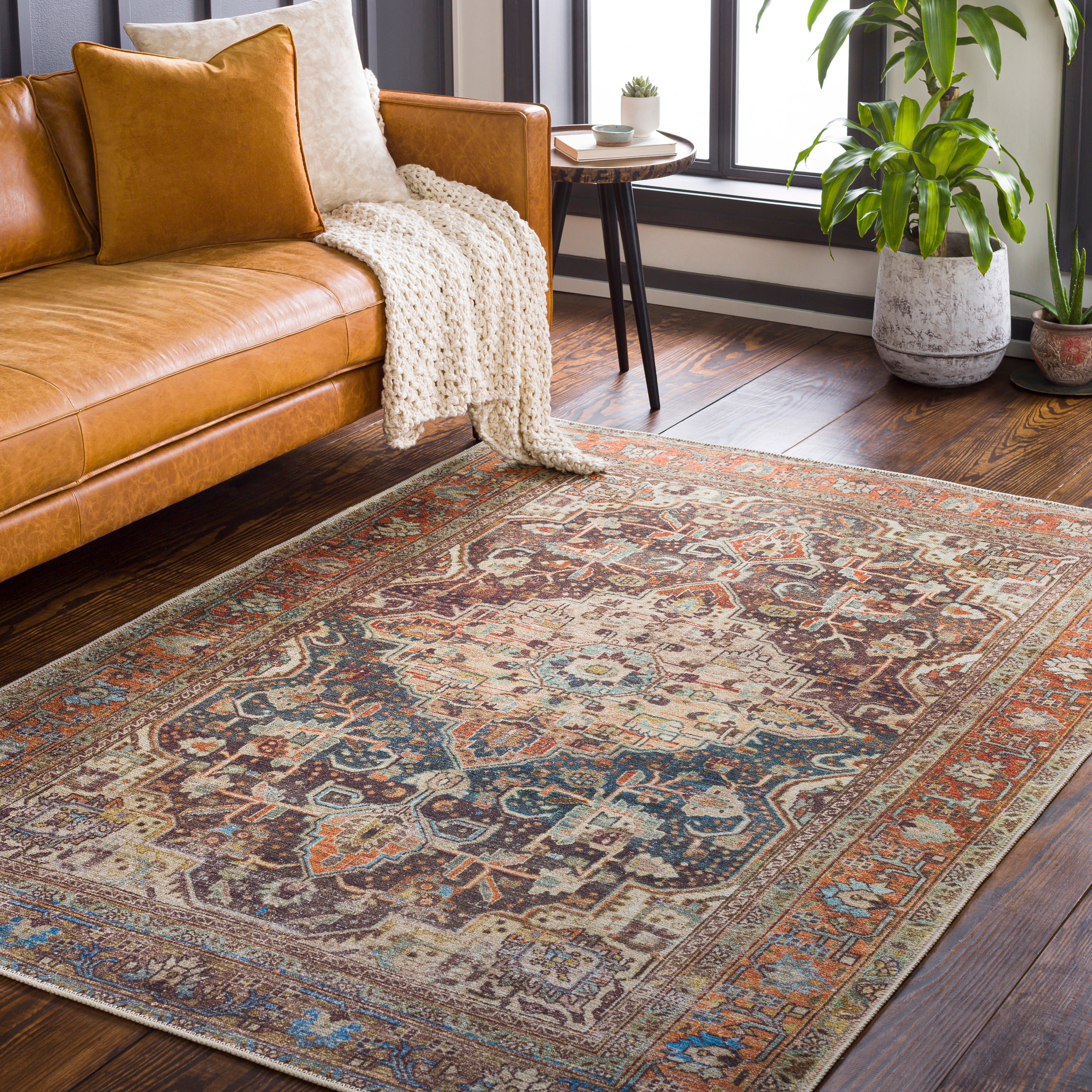 Amelie 29525 Machine Woven Synthetic Blend Indoor Area Rug by Surya Ru ...