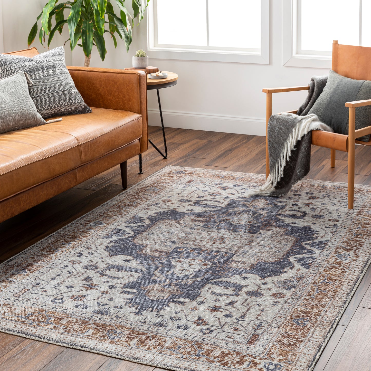 Amelie 31850 Machine Woven Synthetic Blend Indoor Area Rug by Surya Rugs