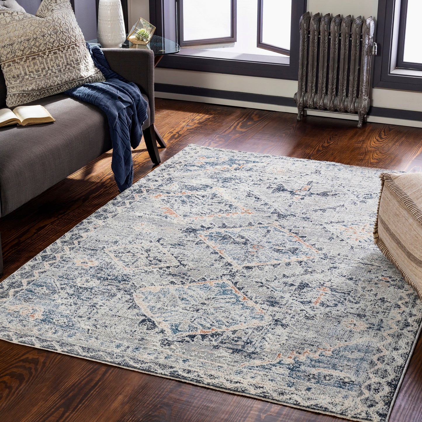 Amore 29633 Machine Woven Synthetic Blend Indoor Area Rug by Surya Rugs