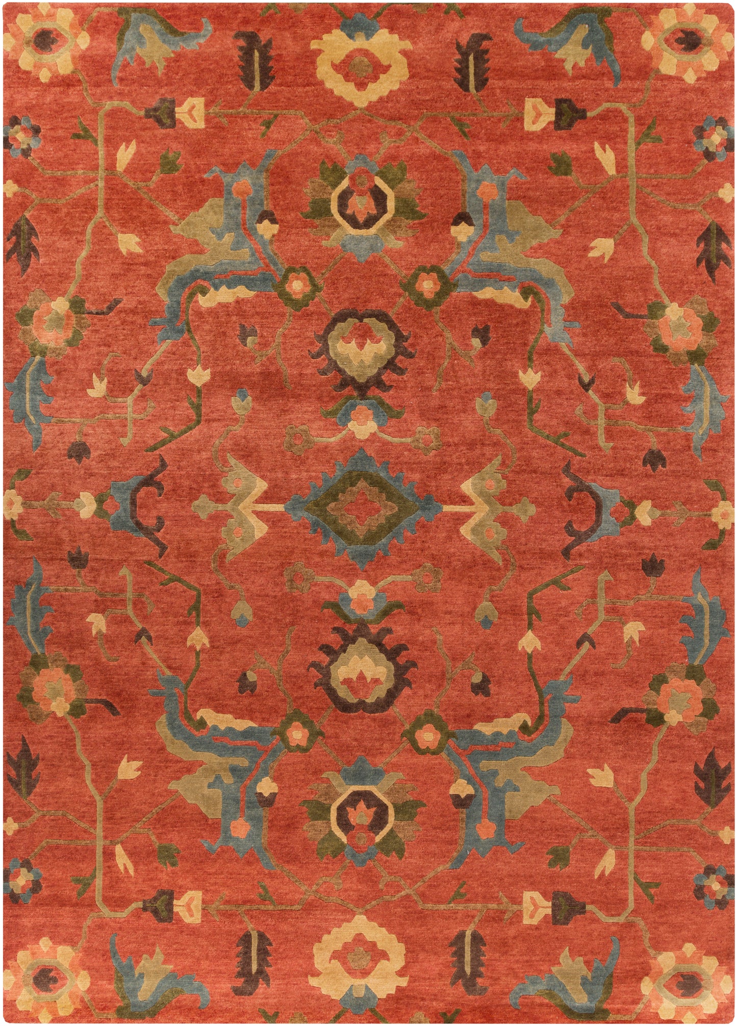 Anastacia 1129 Hand Knotted Wool Indoor Area Rug by Surya Rugs