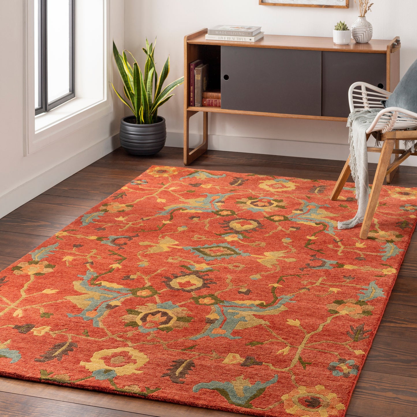 Anastacia 1129 Hand Knotted Wool Indoor Area Rug by Surya Rugs