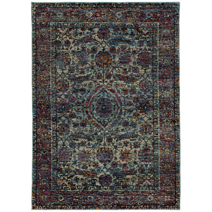 ANDORRA Overdyed Power-Loomed Synthetic Blend Indoor Area Rug by Oriental Weavers