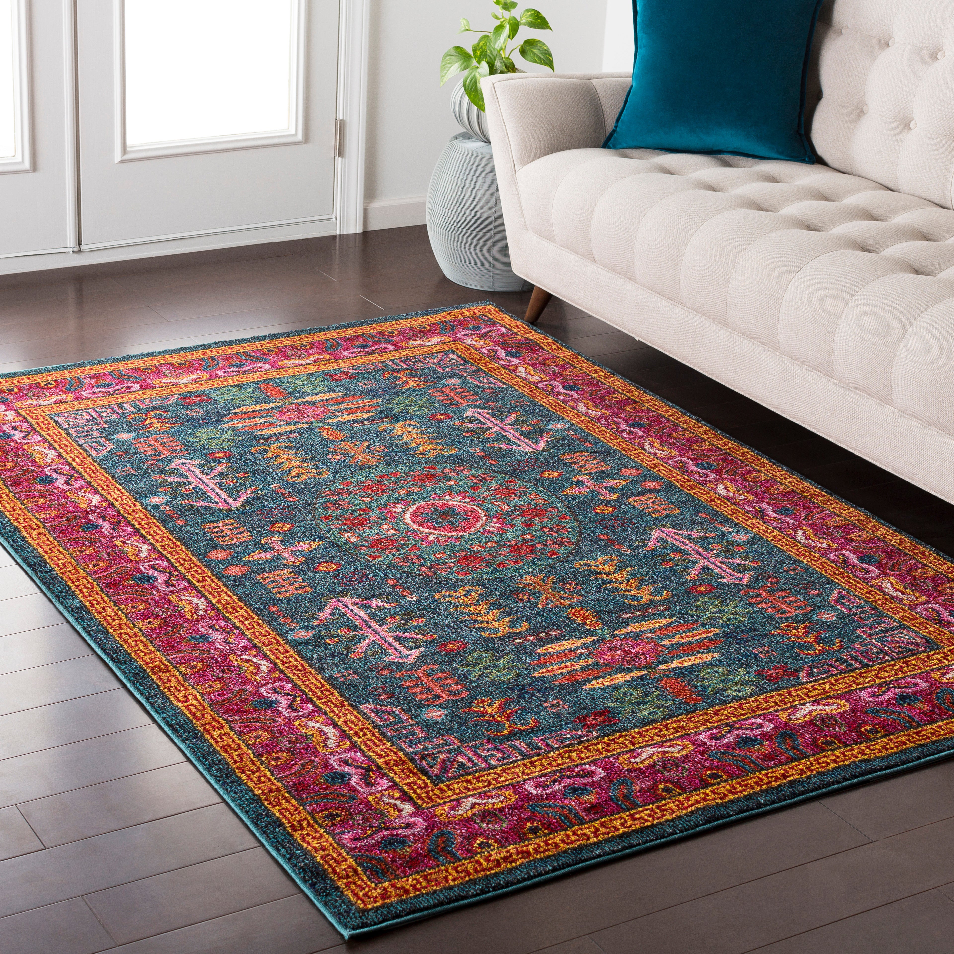Anika 20709 Machine Woven Synthetic Blend Indoor Area Rug by Surya Rug ...