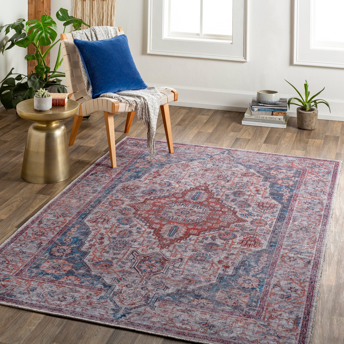 Atlanta 30752 Machine Woven Synthetic Blend Indoor Area Rug by Surya Rugs