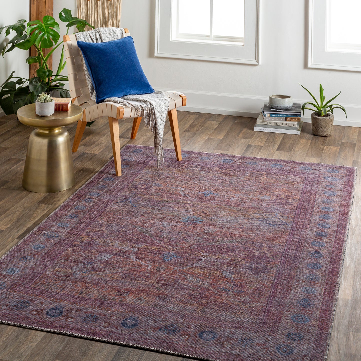 Atlanta 30753 Machine Woven Synthetic Blend Indoor Area Rug by Surya Rugs
