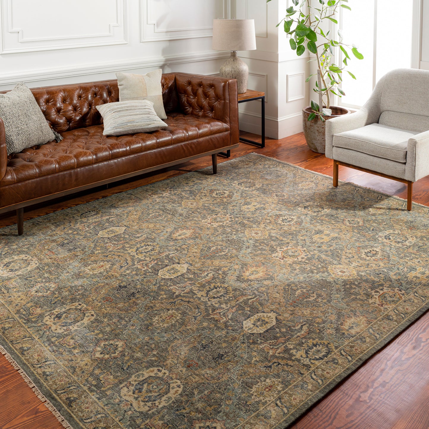 Anatolia 27228 Hand Knotted Wool Indoor Area Rug by Surya Rugs