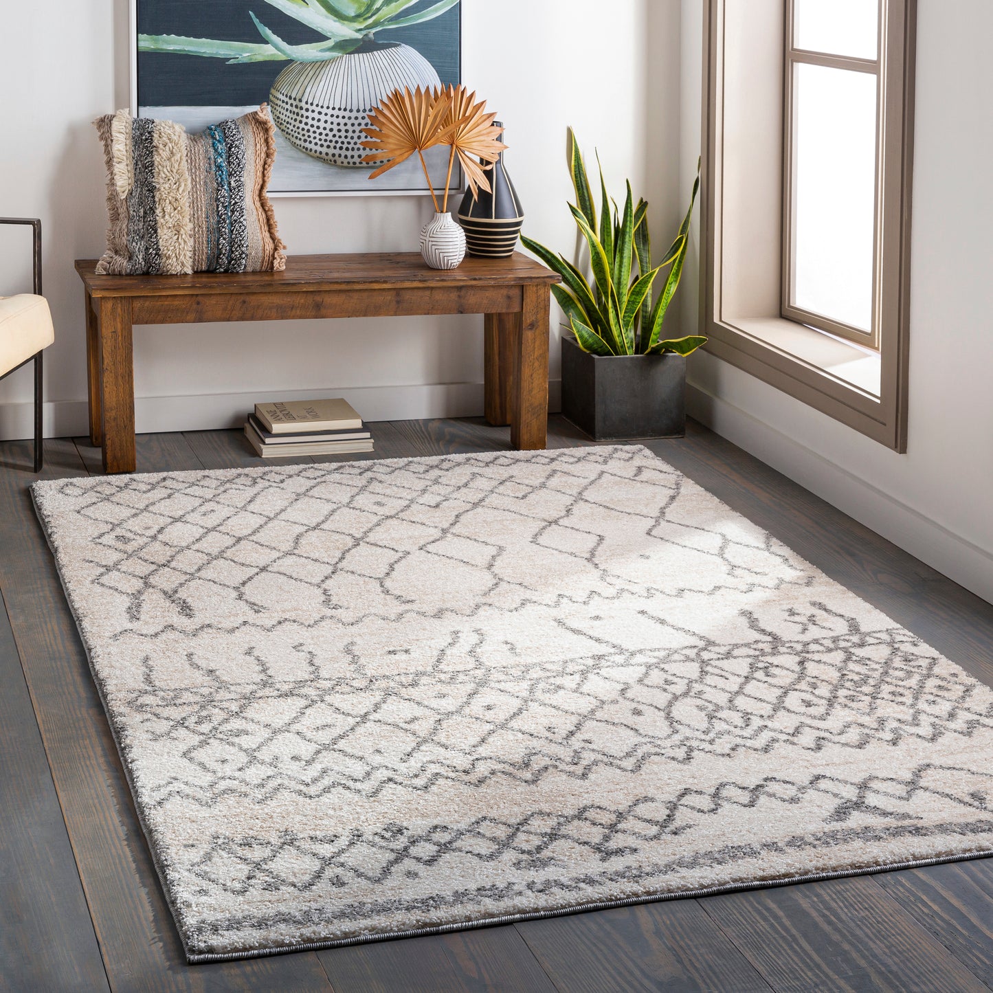 Andorra 26959 Machine Woven Synthetic Blend Indoor Area Rug by Surya Rugs