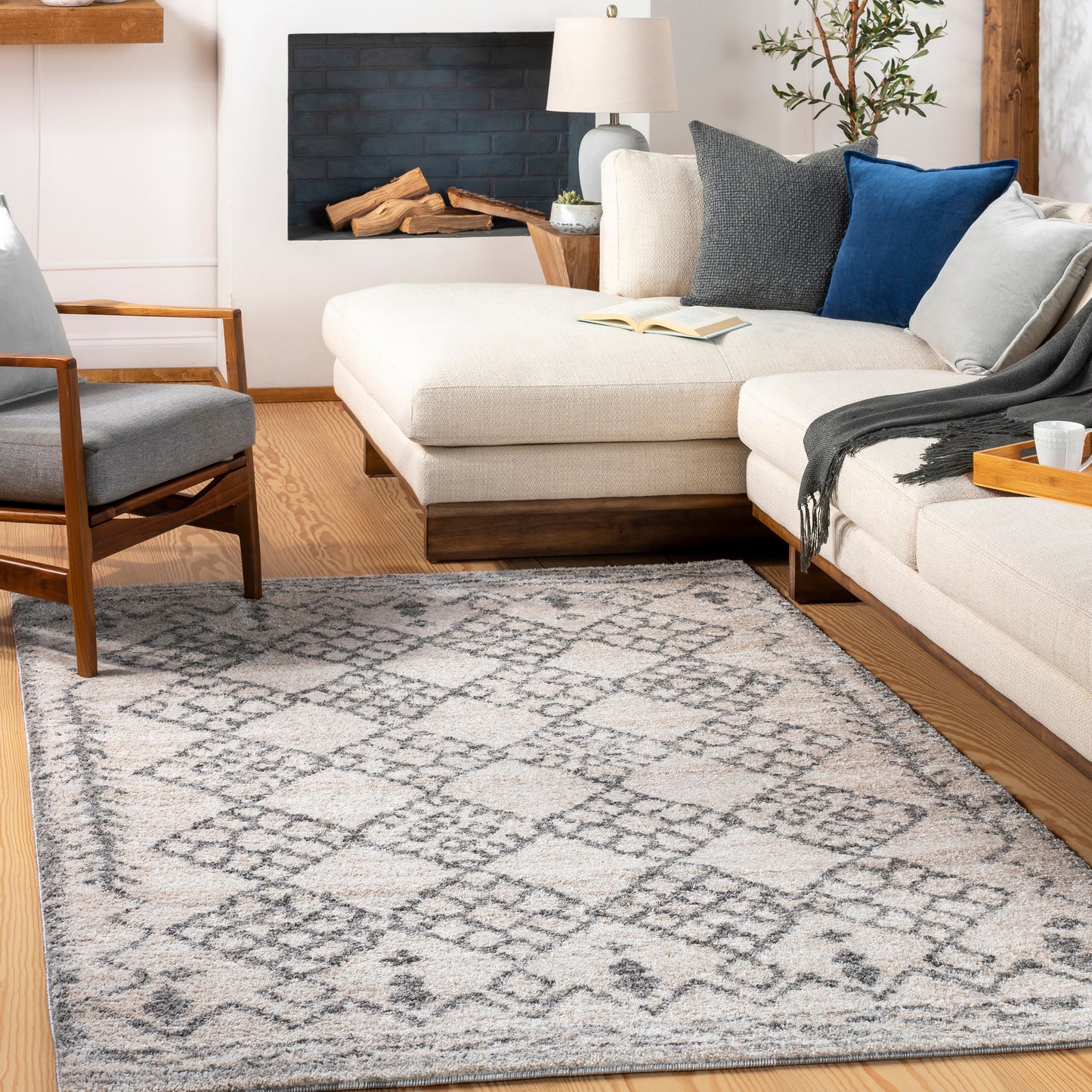 Andorra 26961 Machine Woven Synthetic Blend Indoor Area Rug by Surya Rugs