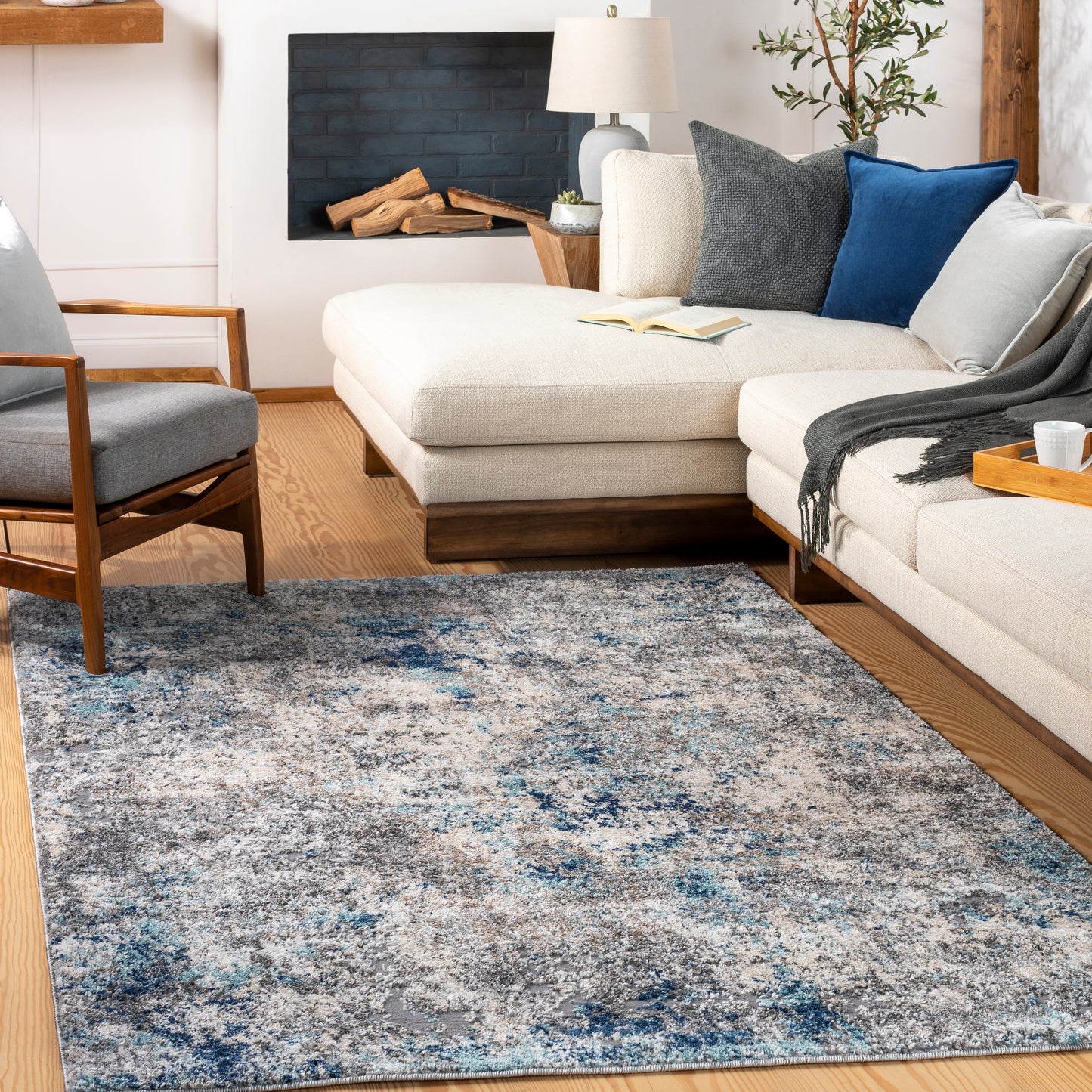 Andorra 26963 Machine Woven Synthetic Blend Indoor Area Rug by Surya Rugs