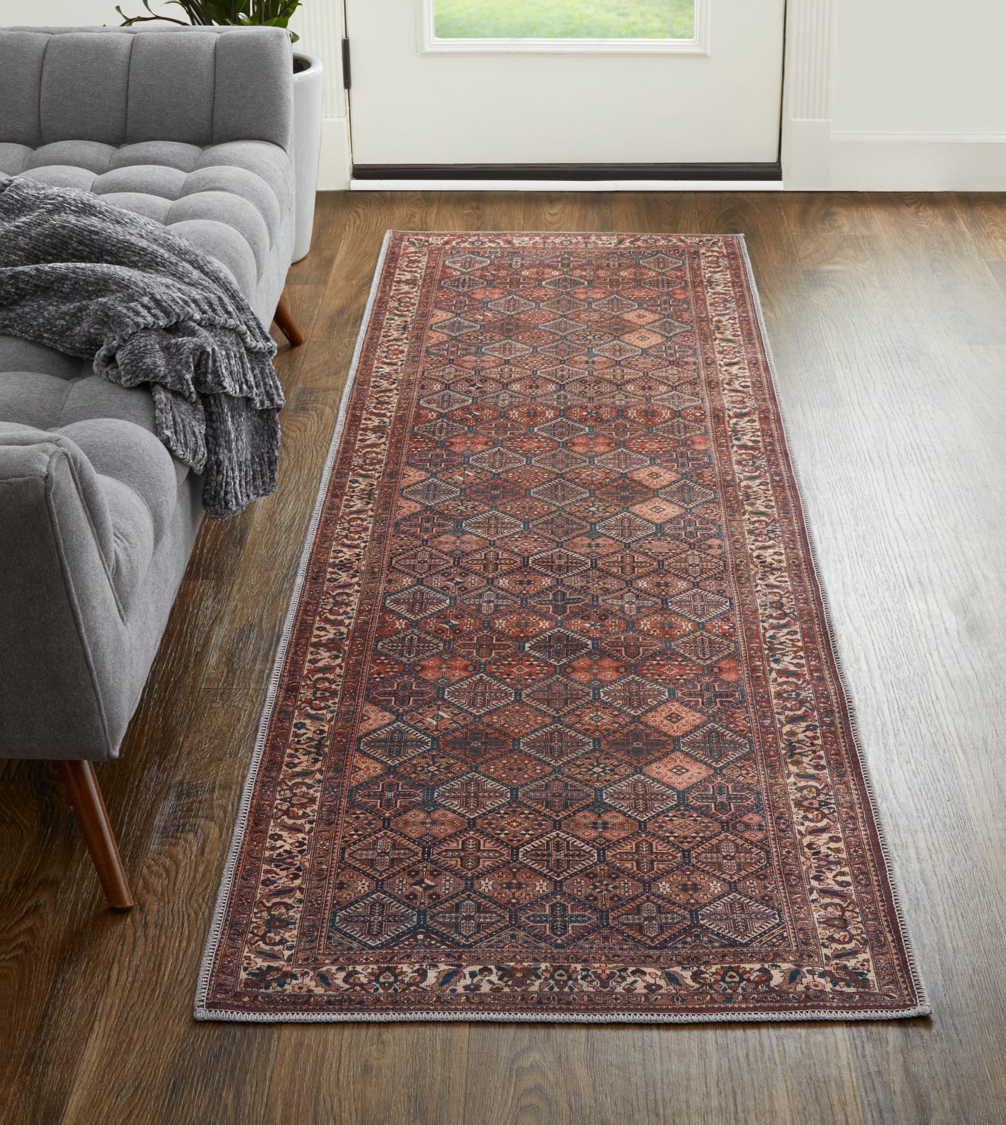 Rawlins 39HKF Power Loomed Synthetic Blend Indoor Area Rug by Feizy Rugs