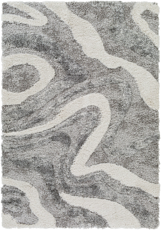 Alta shag 27000 Machine Woven Synthetic Blend Indoor Area Rug by Surya Rugs