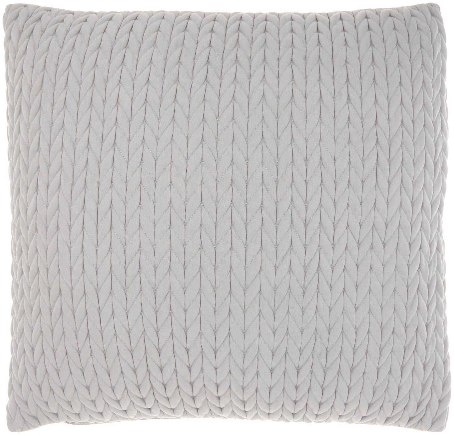 Life Styles ET299 Synthetic Blend Quilted Chevron Throw Pillow From Mina Victory By Nourison Rugs