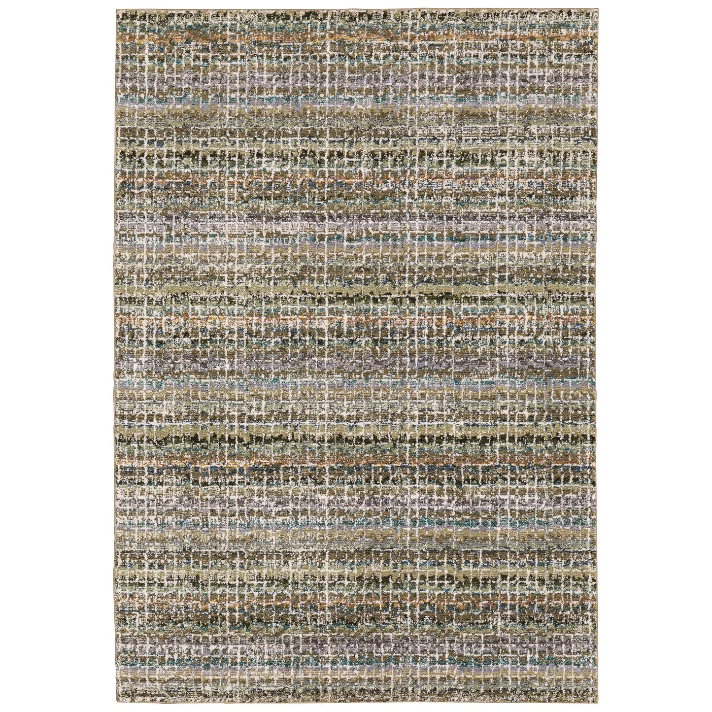 ATLAS Stripe Power-Loomed Synthetic Blend Indoor Area Rug by Oriental Weavers