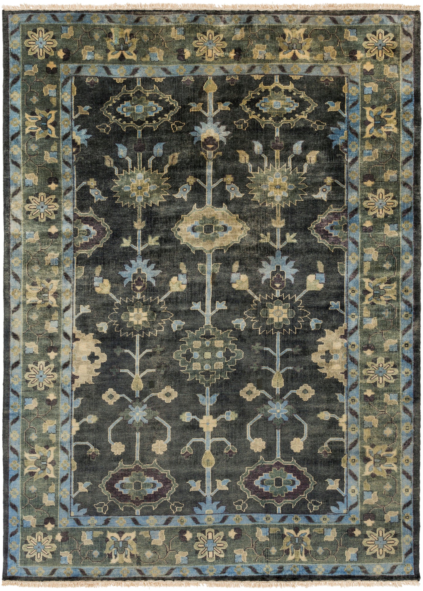 Antique 1151 Hand Knotted Wool Indoor Area Rug by Surya Rugs