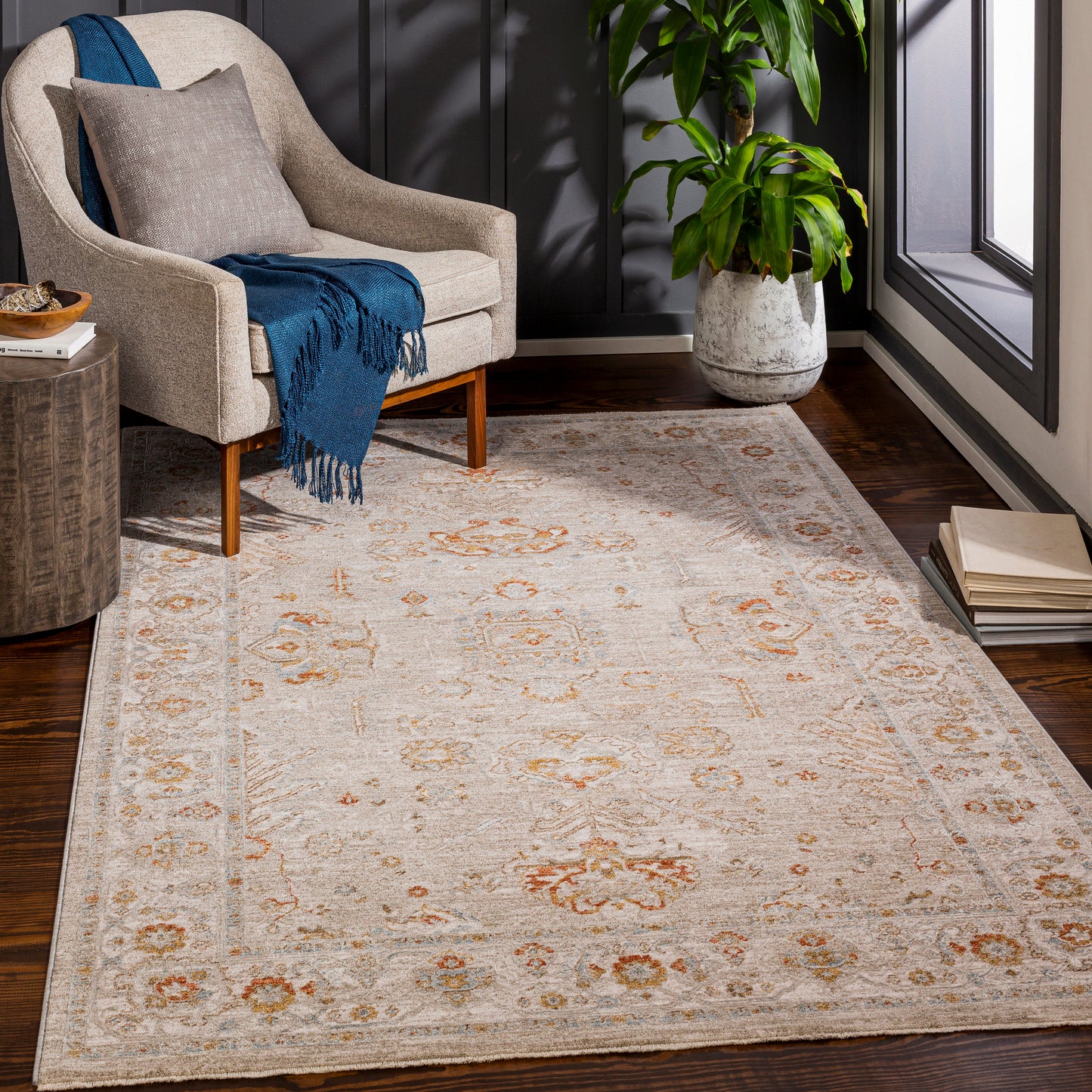 Avant Garde 27393 Machine Woven Synthetic Blend Indoor Area Rug by Surya Rugs