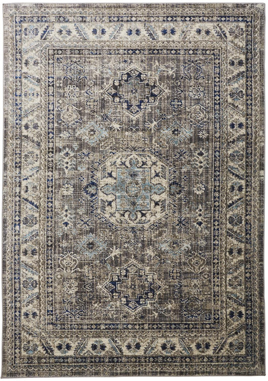 Bellini I3136 Machine Made Synthetic Blend Indoor Area Rug by Feizy Rugs