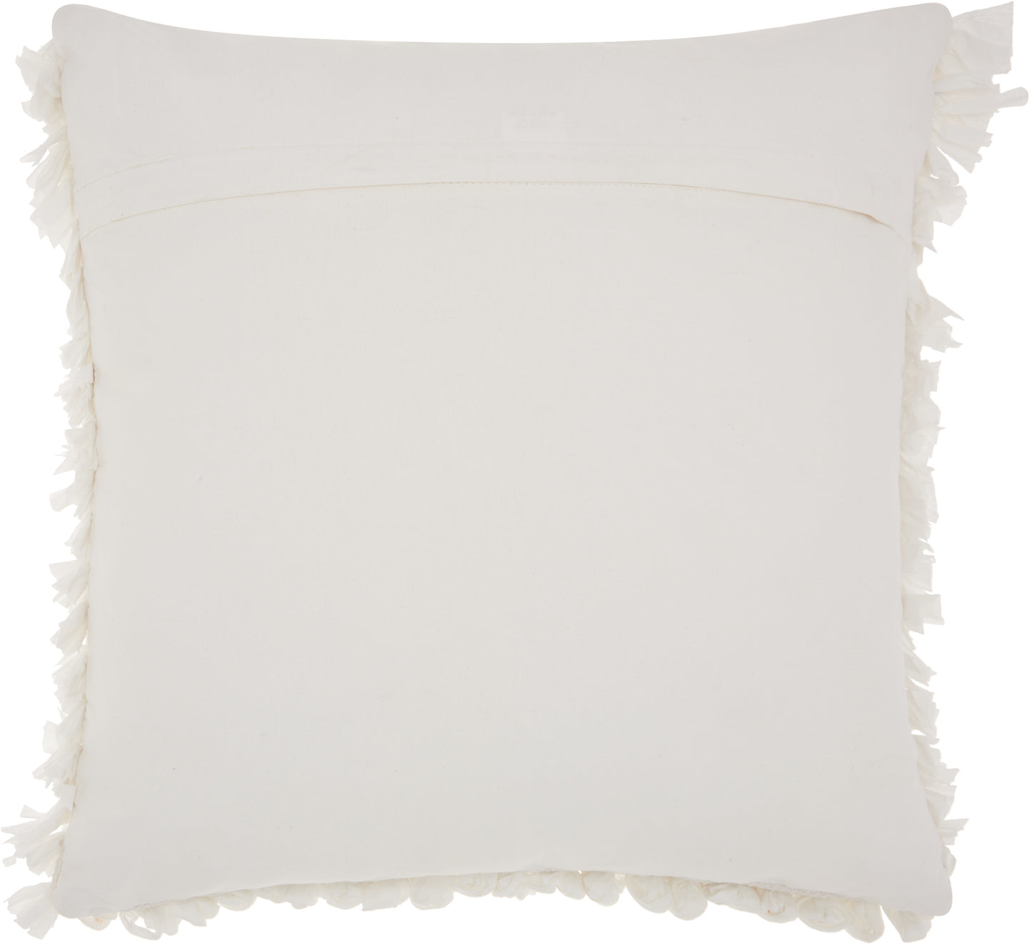 Shag DL058 Synthetic Blend Paper Loop Shag Throw Pillow From Mina Victory By Nourison Rugs
