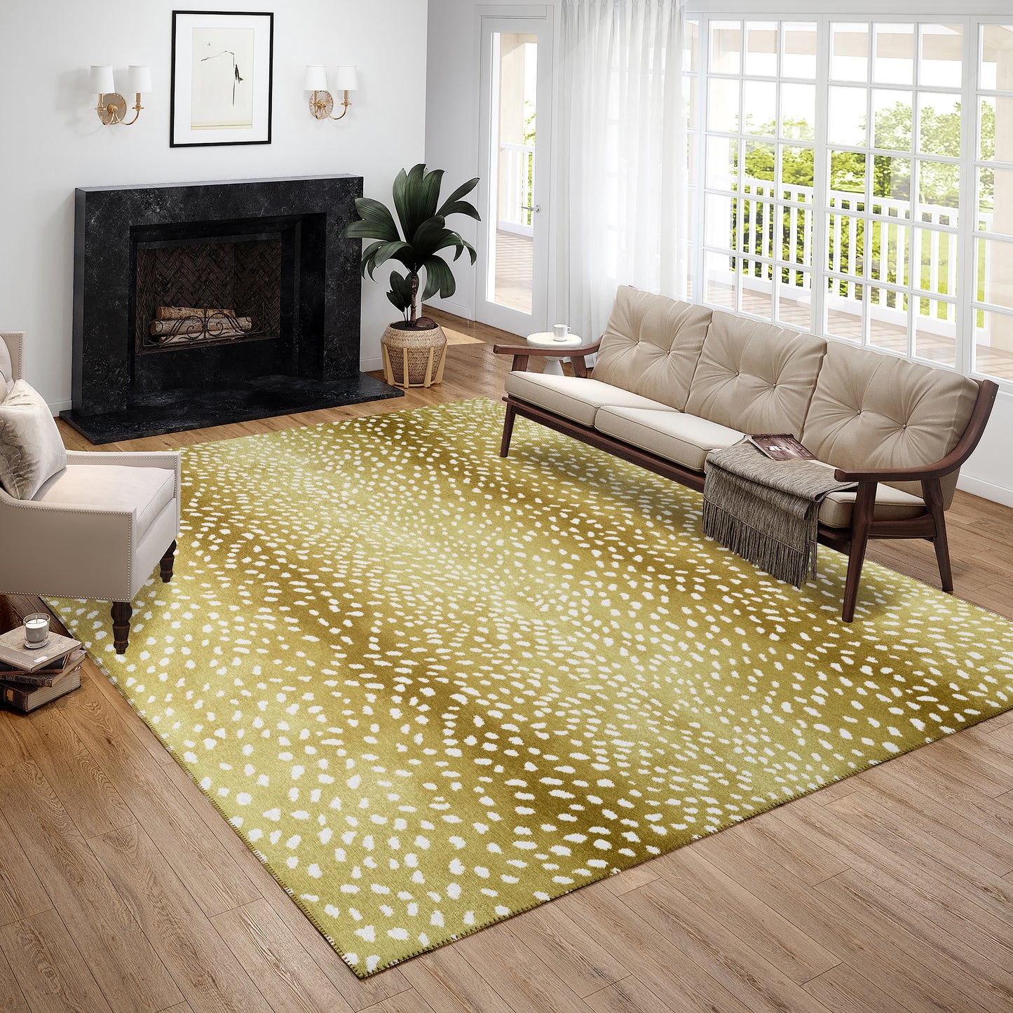 Mali ML3 Machine Made Synthetic Blend Indoor Area Rug by Dalyn Rugs