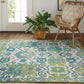 Foster 3758F Machine Made Synthetic Blend Indoor Area Rug by Feizy Rugs