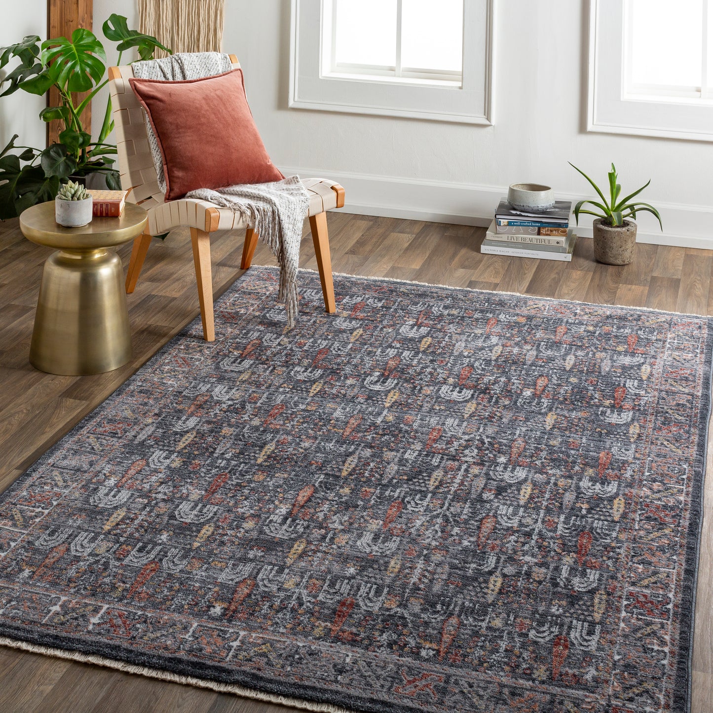 Babel 30796 Machine Woven Synthetic Blend Indoor Area Rug by Surya Rugs