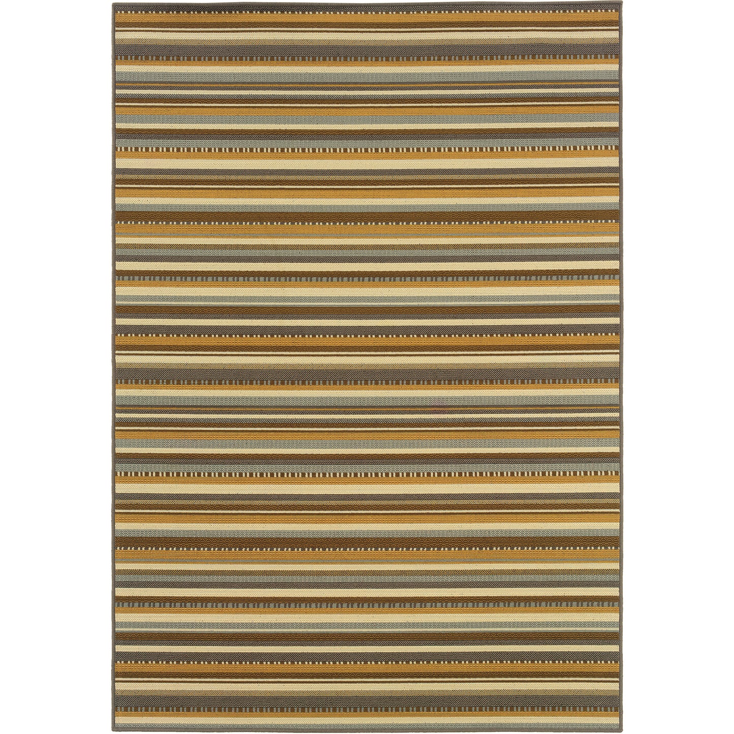 BALI Stripe Power-Loomed Synthetic Blend Outdoor Area Rug by Oriental Weavers