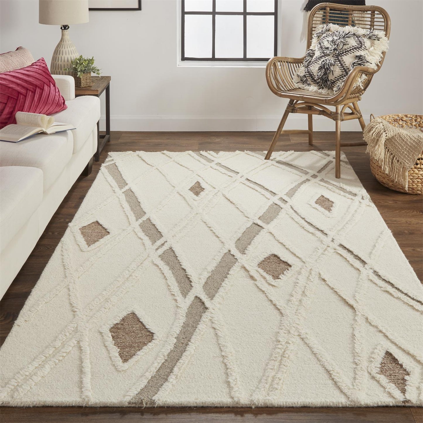 Anica 8008F Hand Tufted Wool Indoor Area Rug by Feizy Rugs