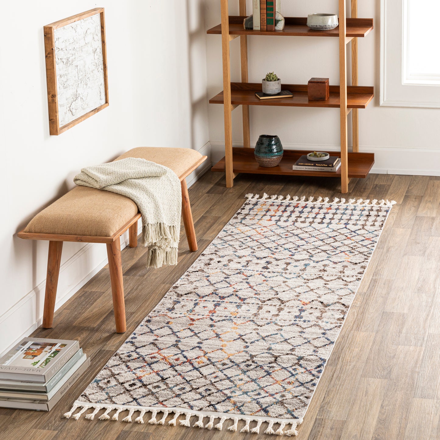 Blackburn 30374 Machine Woven Synthetic Blend Indoor Area Rug by Surya Rugs