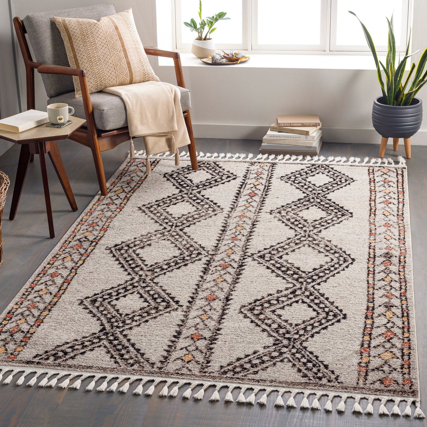 Blackburn 30380 Machine Woven Synthetic Blend Indoor Area Rug by Surya Rugs