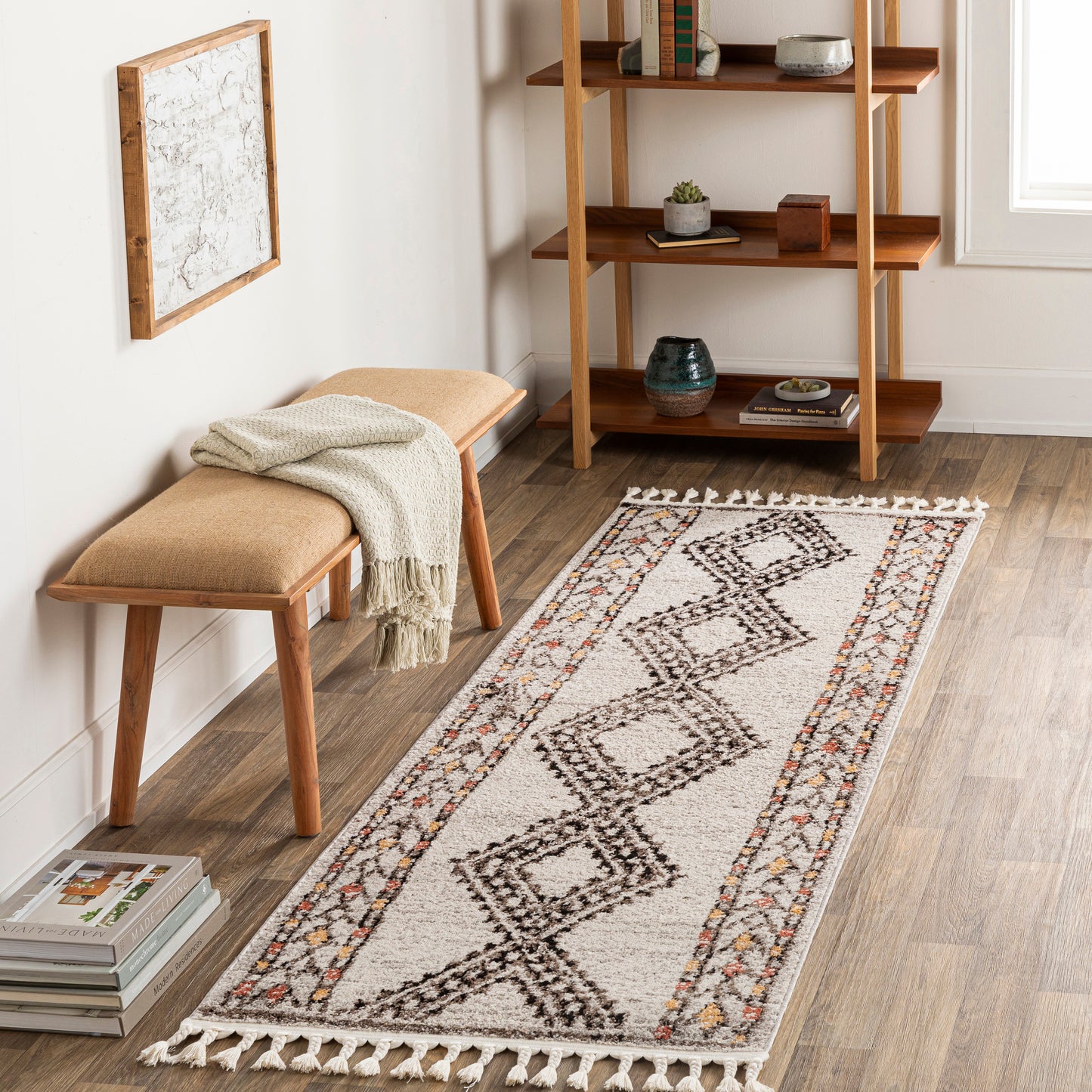 Blackburn 30380 Machine Woven Synthetic Blend Indoor Area Rug by Surya Rugs