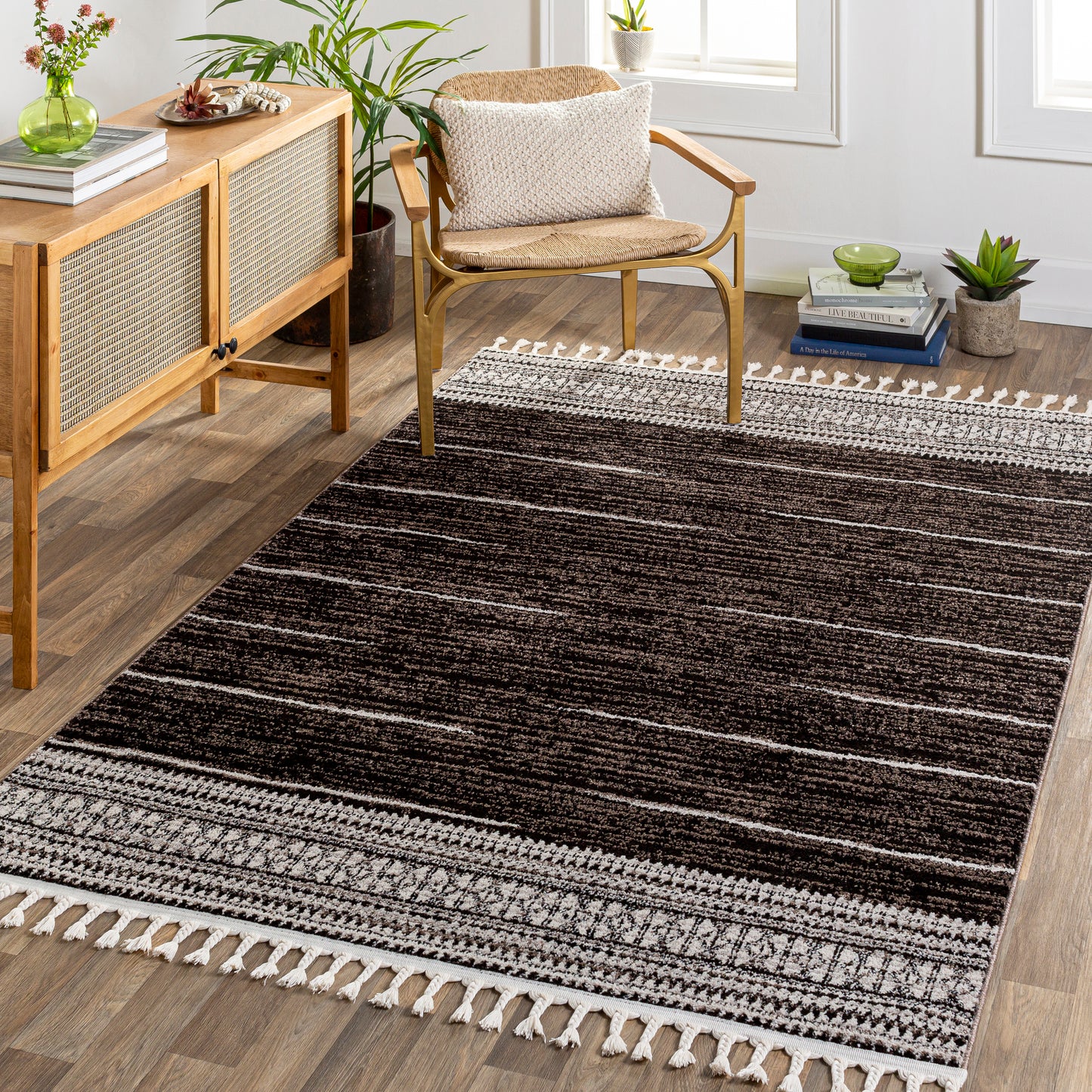 Blackburn 30607 Machine Woven Synthetic Blend Indoor Area Rug by Surya Rugs