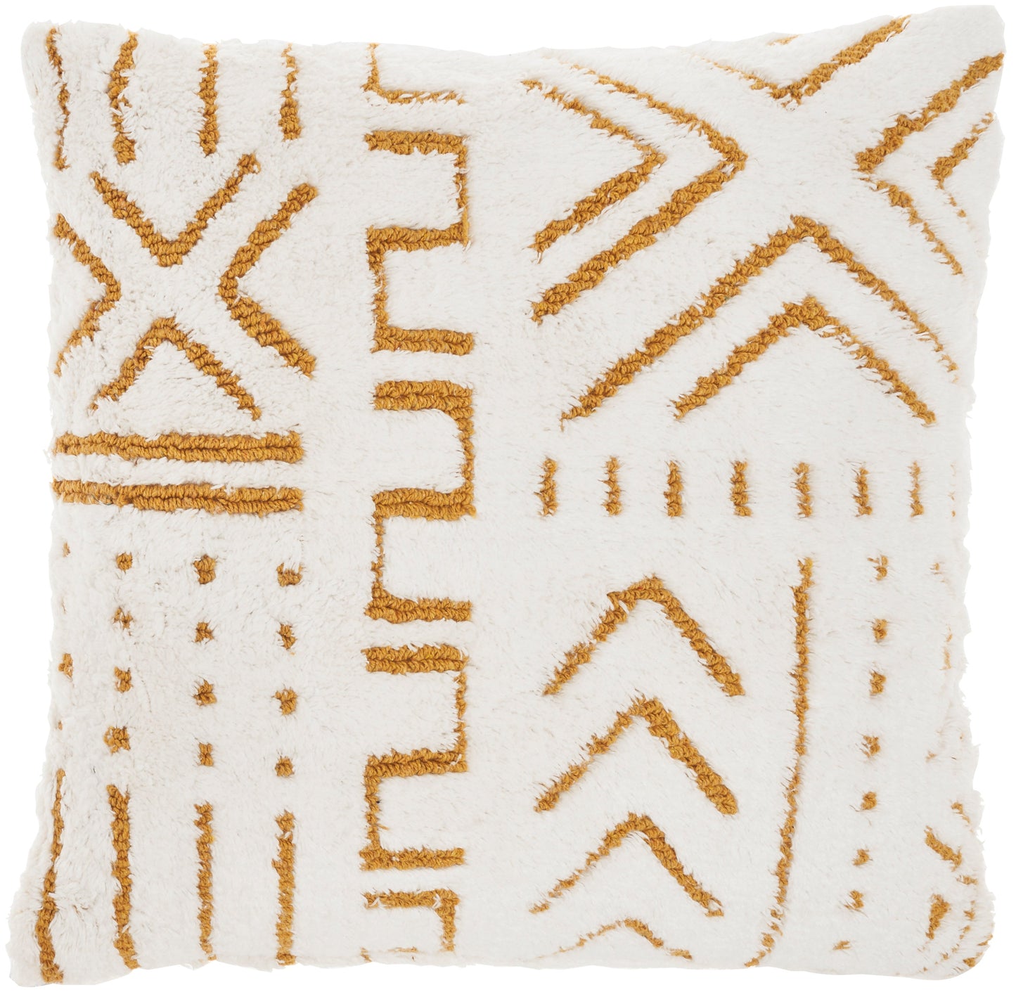 Life Styles AA016 Cotton Woven Boho Pattern Throw Pillow From Mina Victory By Nourison Rugs