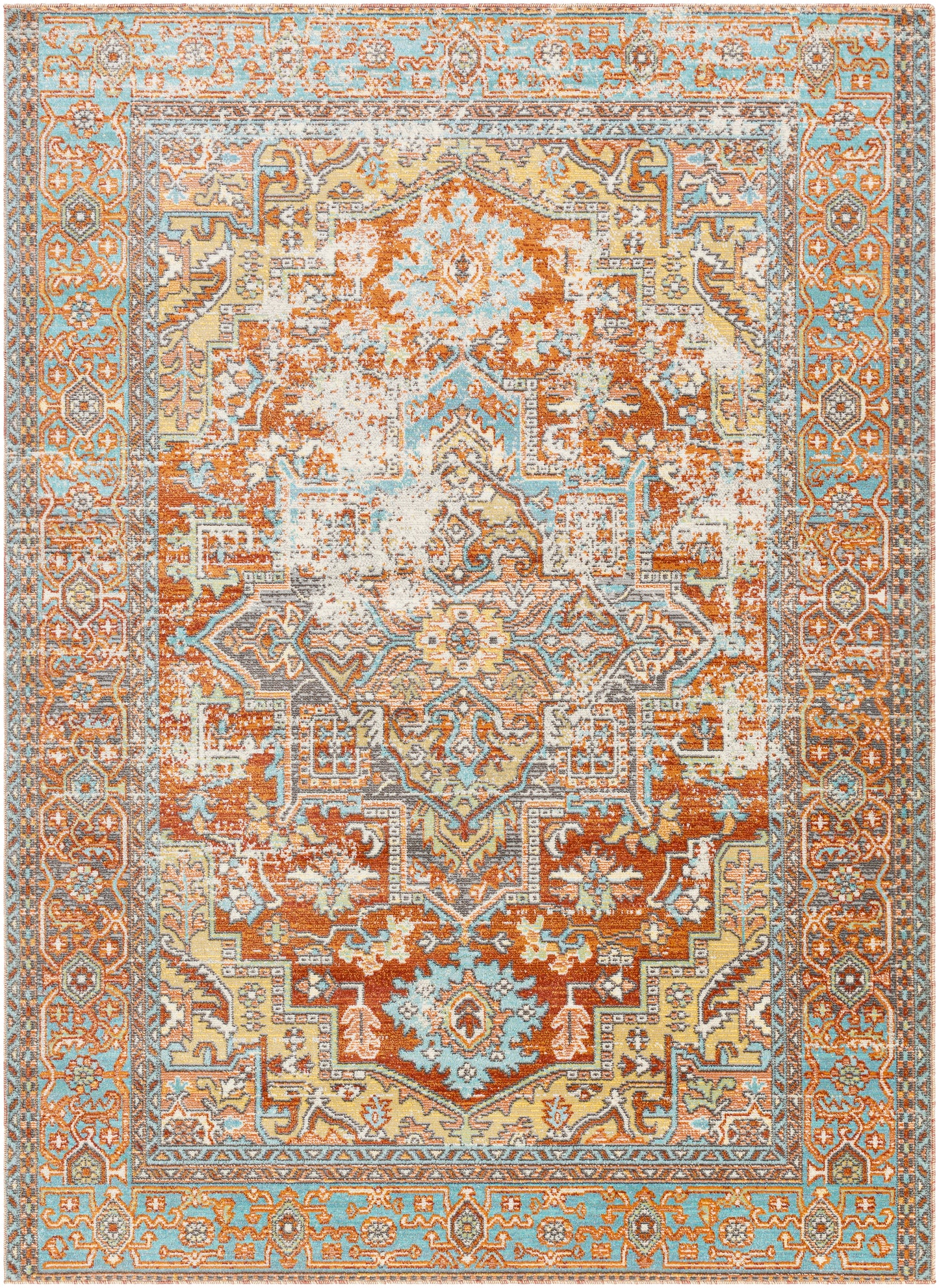 Bodrum 25671 Machine Woven Synthetic Blend Indoor/Outdoor Area Rug by Surya Rugs