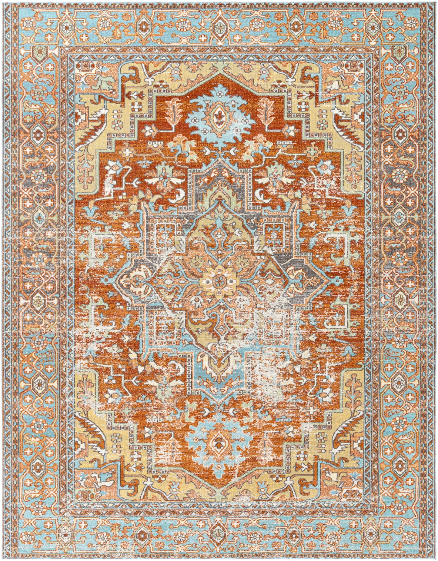 Bodrum 25671 Machine Woven Synthetic Blend Indoor/Outdoor Area Rug by Surya Rugs