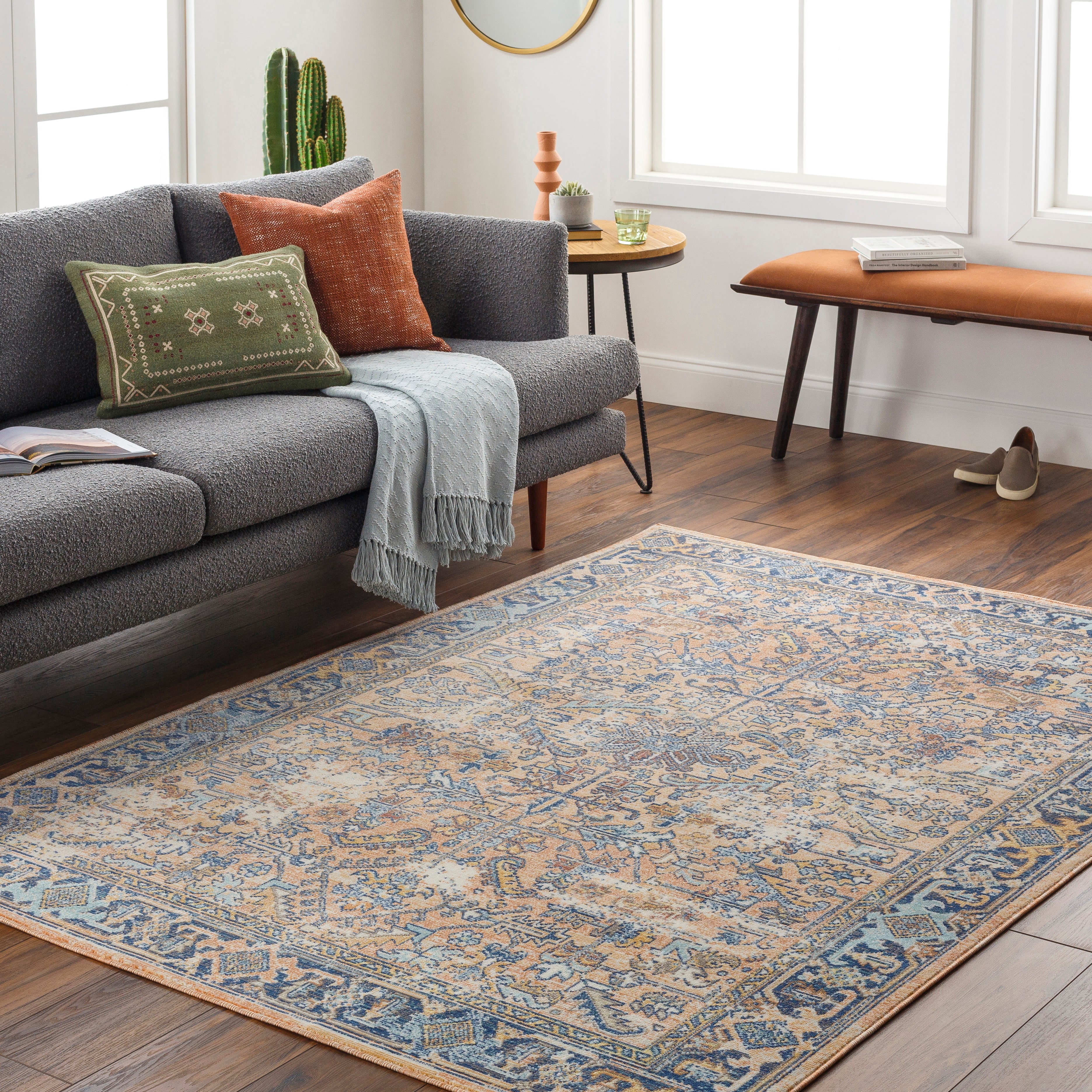 Bodrum 31621 Machine Woven Synthetic Blend Indoor/Outdoor Area Rug by ...