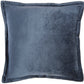 Sofia RC990 Synthetic Blend Solid Velvet Flange Throw Pillow From Mina Victory By Nourison Rugs