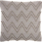 Life Styles GC104 Cotton Chevron Loops Throw Pillow From Mina Victory By Nourison Rugs