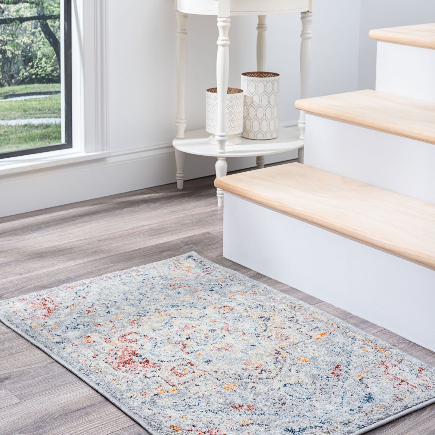 Wakefield-WFL41 Cut Pile Synthetic Blend Indoor Area Rug by Tayse Rugs