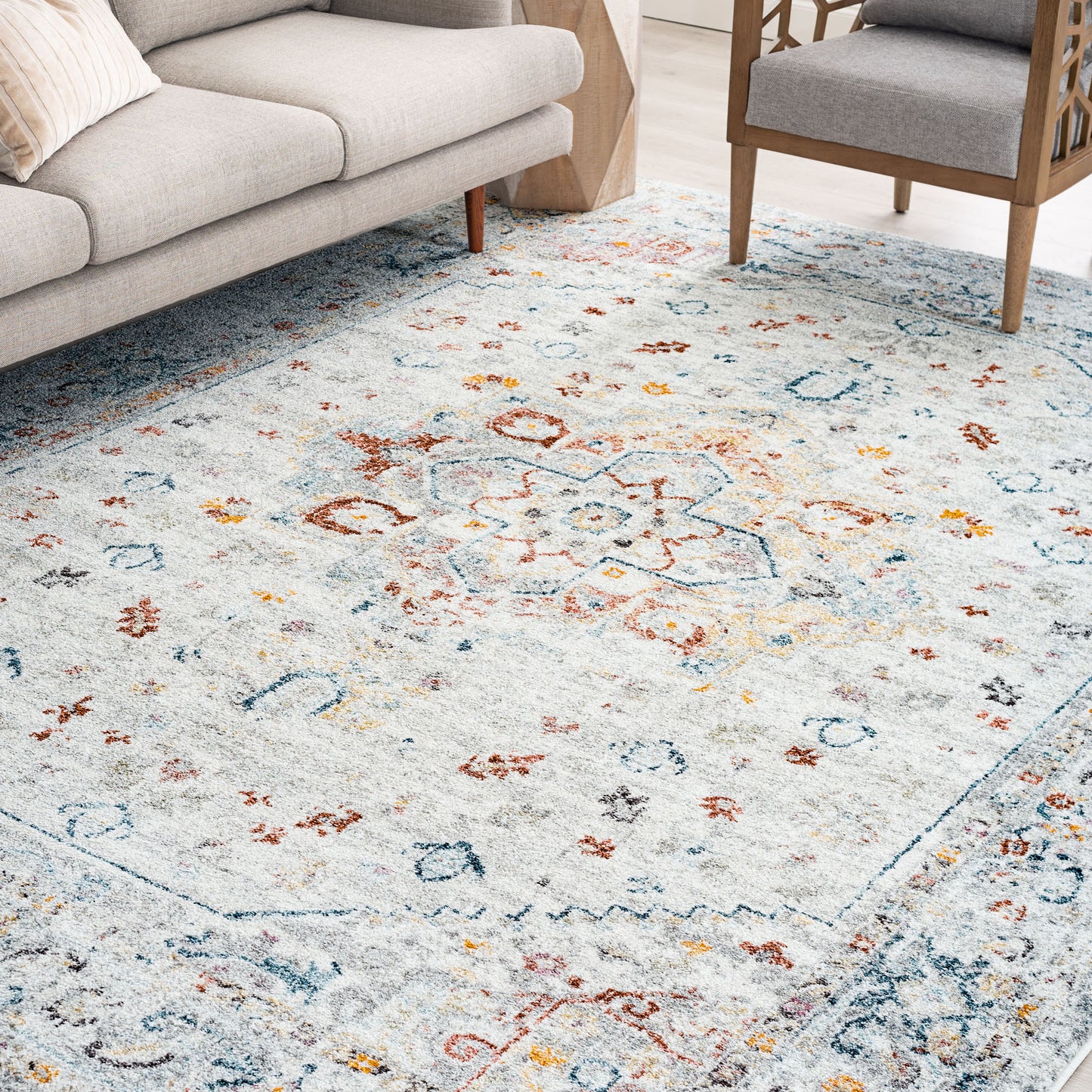 Wakefield-WFL41 Cut Pile Synthetic Blend Indoor Area Rug by Tayse Rugs