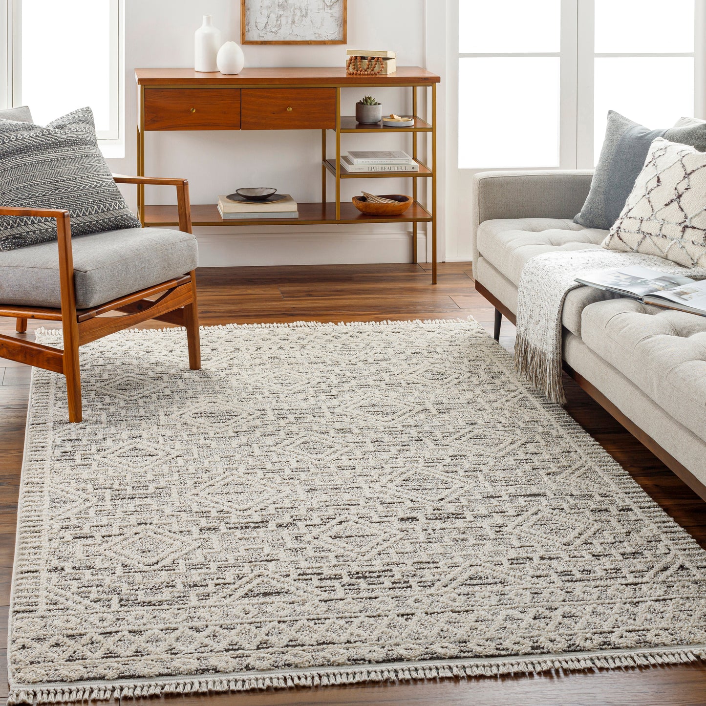 Berlin 31725 Machine Woven Synthetic Blend Indoor Area Rug by Surya Rugs