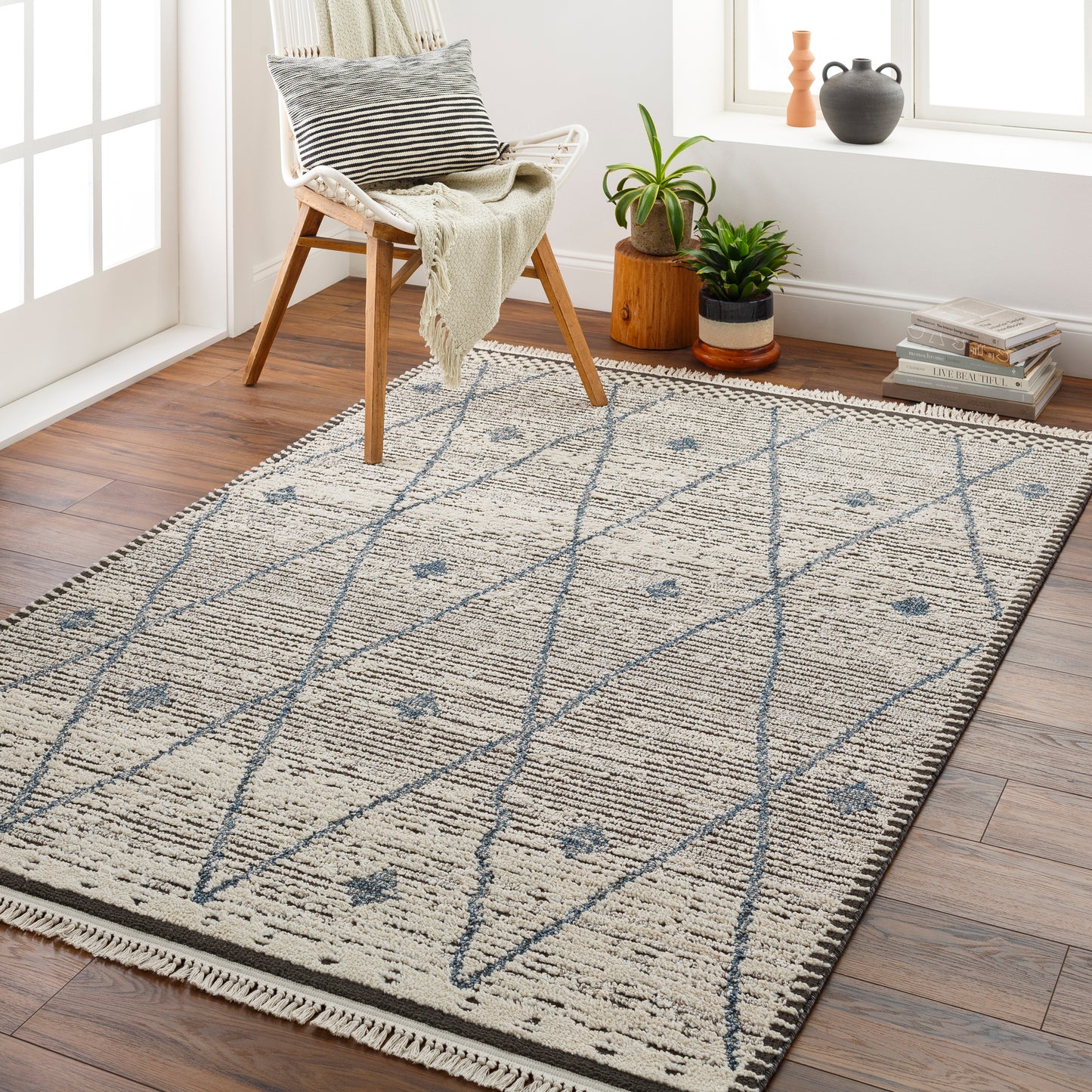 Berlin 31735 Machine Woven Synthetic Blend Indoor Area Rug by Surya Rugs