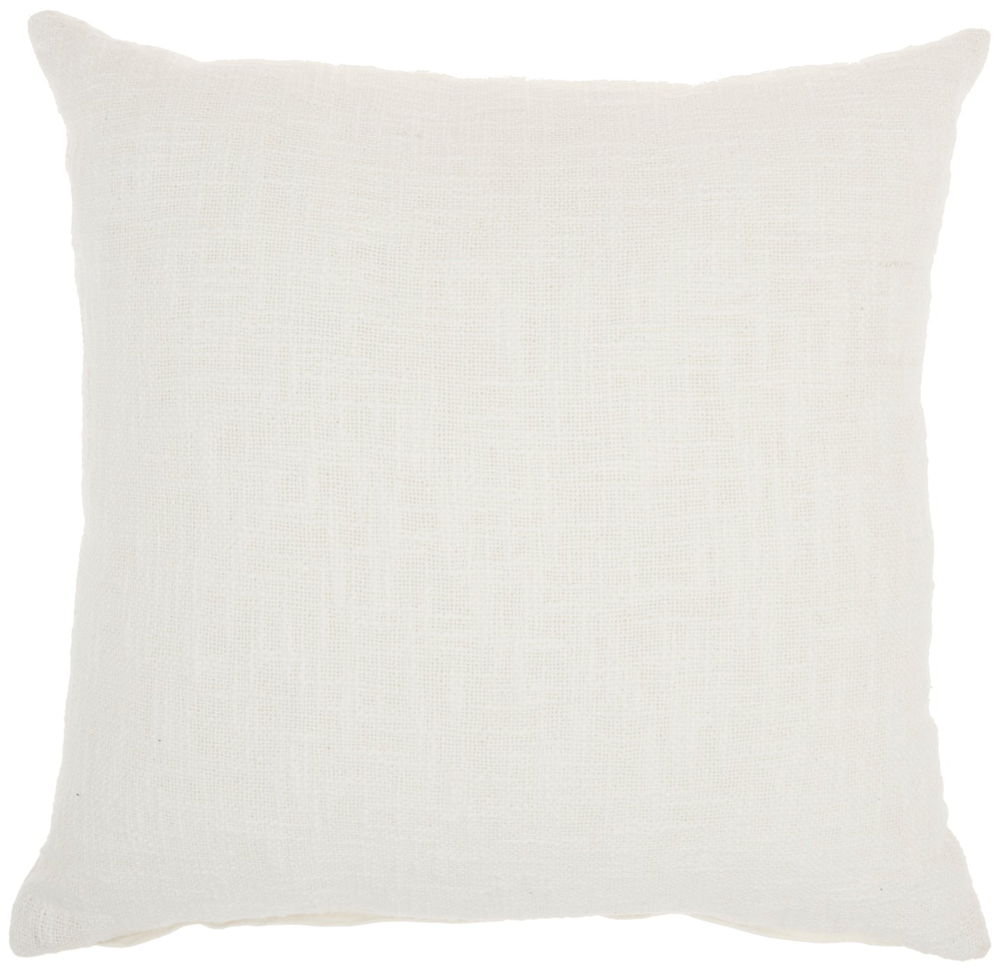 Life Styles SH021 Cotton Solid Woven Cotton Throw Pillow From Mina Victory By Nourison Rugs