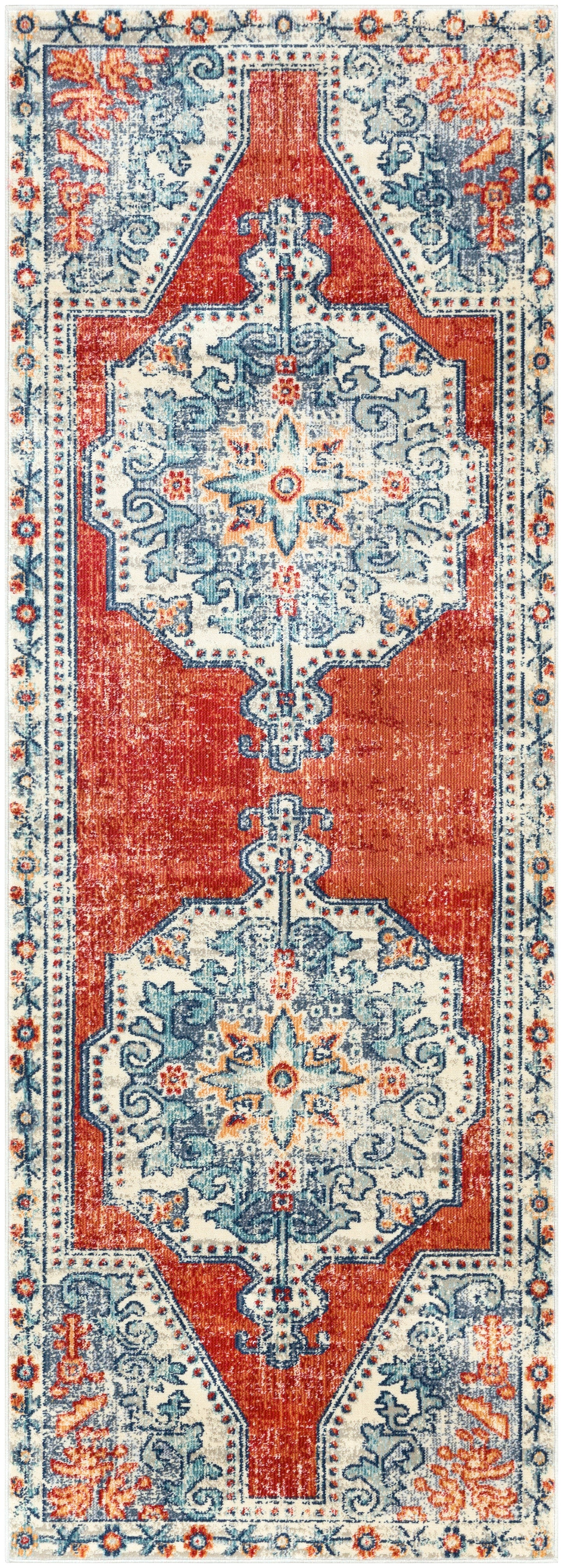 Bohemian 22491 Machine Woven Synthetic Blend Indoor Area Rug by Surya Rugs