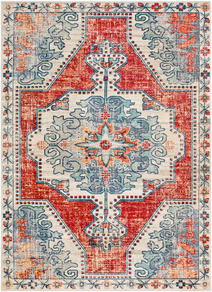 Bohemian 22491 Machine Woven Synthetic Blend Indoor Area Rug by Surya Rugs