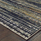 BOWEN Stripe Power-Loomed Synthetic Blend Indoor Area Rug by Oriental Weavers