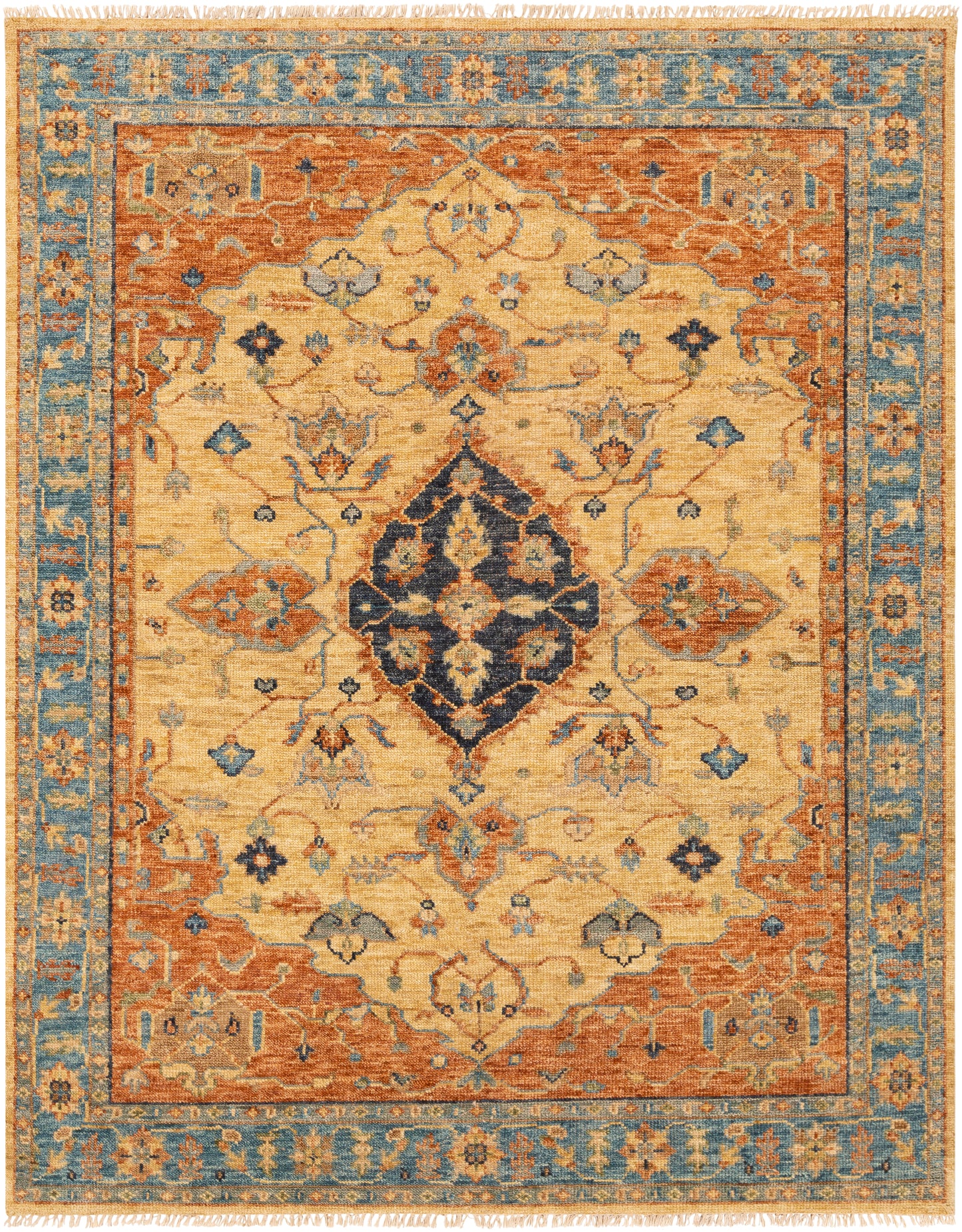 Biscayne 23597 Hand Knotted Wool Indoor Area Rug by Surya Rugs