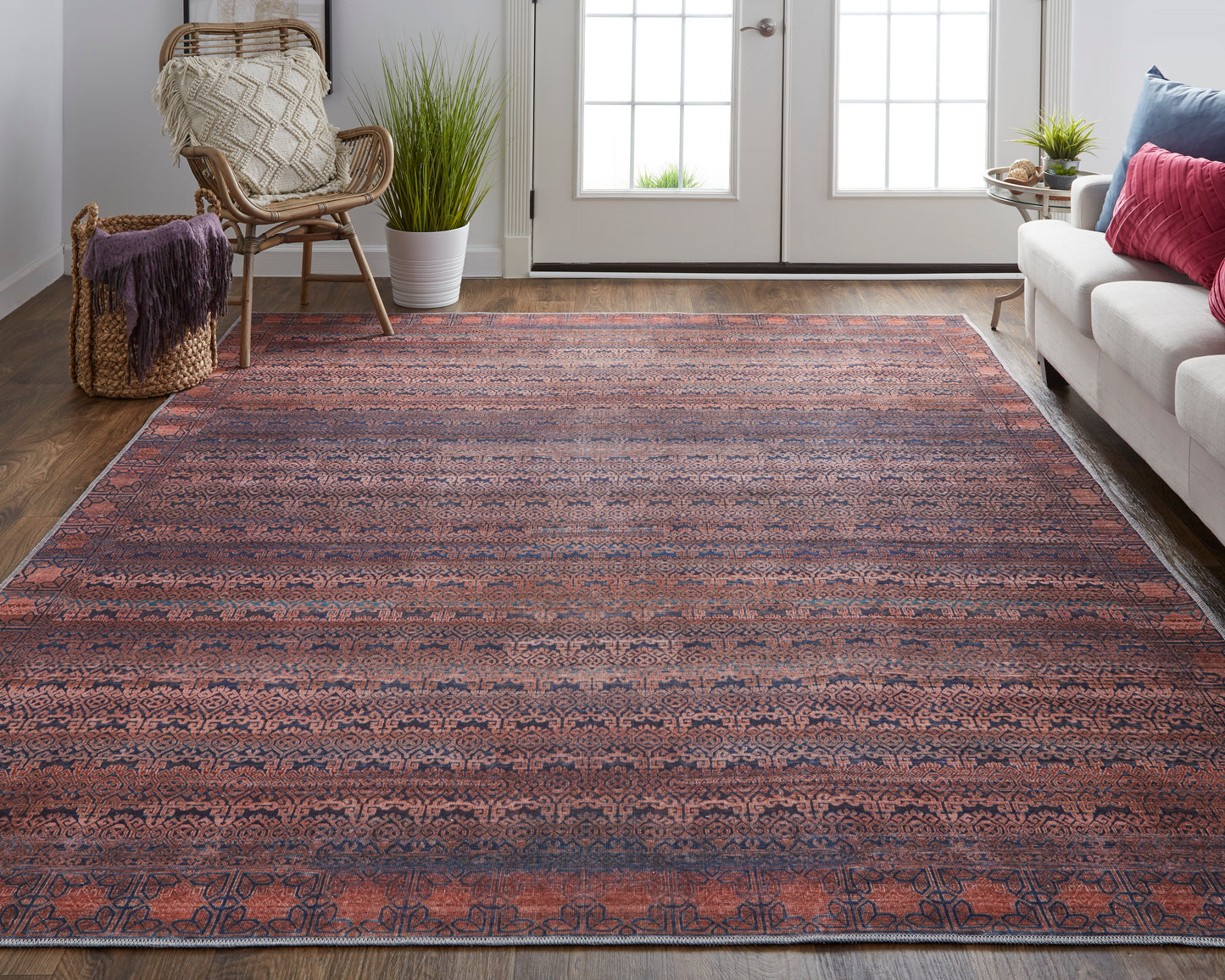 Voss 39H4F Power Loomed Synthetic Blend Indoor Area Rug by Feizy Rugs